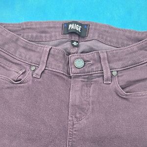 PAIGE Women's Skinny Jeans in Plum